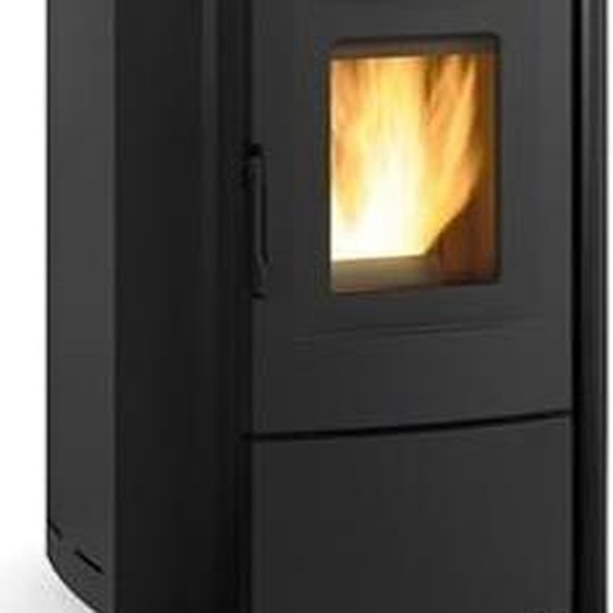 Poêle à granulés de bois 7kw noir - Nordica Extraflame - MOIRAEVONOIR -