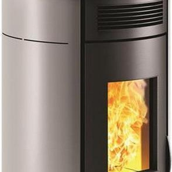 Poêle à granulés de bois Gris LODI 10 WiFi - 9,5 kW - Trémie 16,5 kg