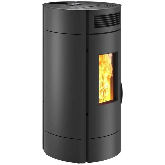 Poele a granulés - INVICTA - Lodi 6 - Etanche - SDC WIFI - Noir
