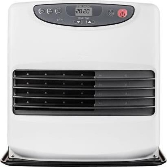 Poele a pétrole électronique QLIMA SRE 9046C2, 54 m², Réservoir 9L, Silencieux, Noir et Blanc