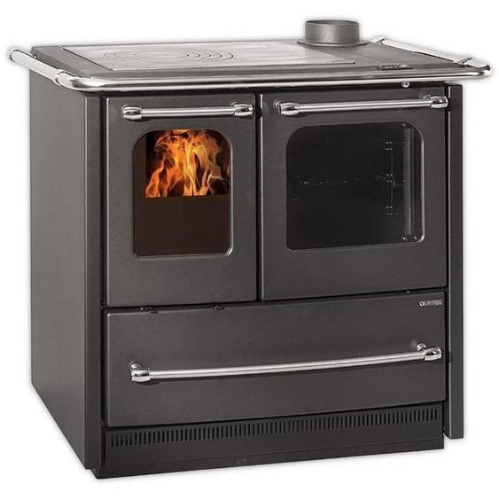 Poêle de cuisine La Nordica | SOVRANA EASY.16 | 7,5 kW | Noir anthracite