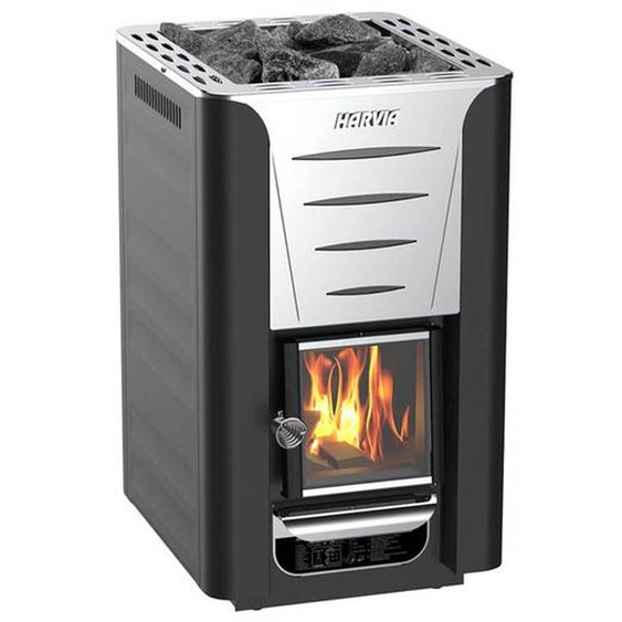 Poêle de sauna à bois Harvia 20 Pro Black conforme à la norme BimSchV2