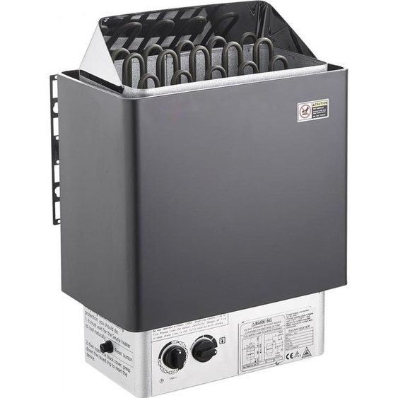 poêle de sauna de 8kW pour 8-12m³ - Chauffage de sauna avec spa -intégrée et minuterie