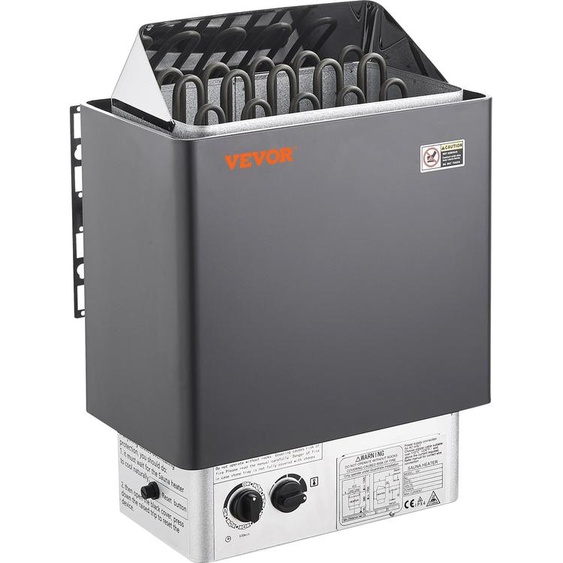 Poêle de sauna VEVOR, 8 kW, 400 V, 3N Chauffage de sauna portable pour lintérieur & lextérieur avec minuterie de 3 heures,intégrée pour 8-12 m³, utilisation commerciale dans les douches de spa des hôtels, max. 110 °C