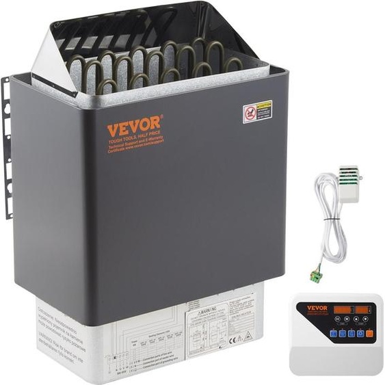 Poêle électrique pour sauna avecexterne, puissance 9 kW, pour spa et sauna
