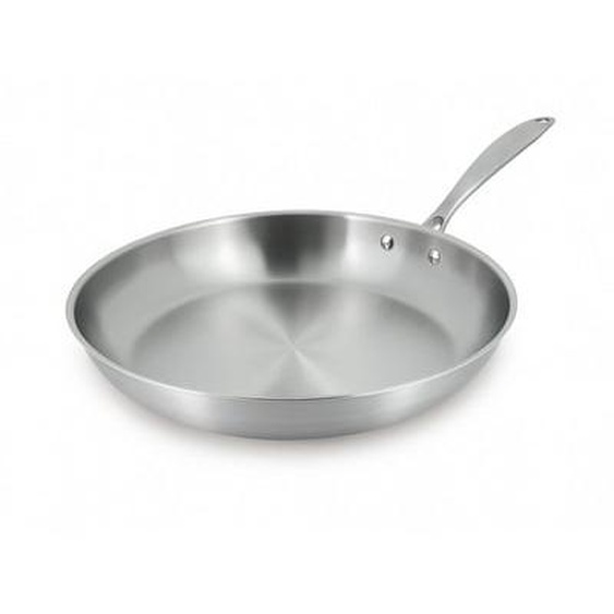 Poele triply 32cm en acier inoxydable - made in france
