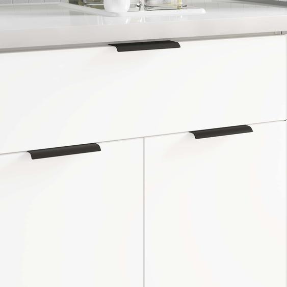 Poignée 2 pcs Noir 120 x 39.6 x 17 mm Aluminium