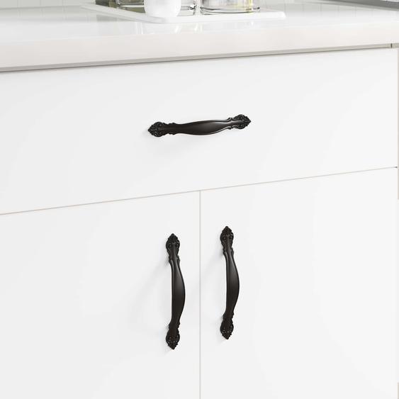 Poignée 968 pcs Noir Alliage de Zinc