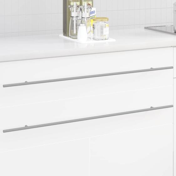 Poignée de cabinet 12 pcs Argenté 900 mm Acier inoxydable