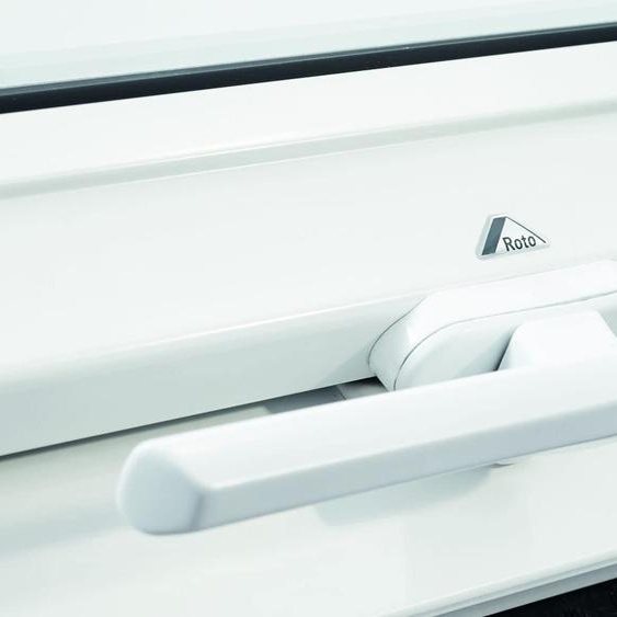Poignée de fenêtre de toit pour modèles R4/R7/43/73, en plastique/bois, de couleur blanche