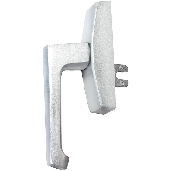 Poignée de fenêtre en aluminium, sans logo, couleur argent, 1 pièce