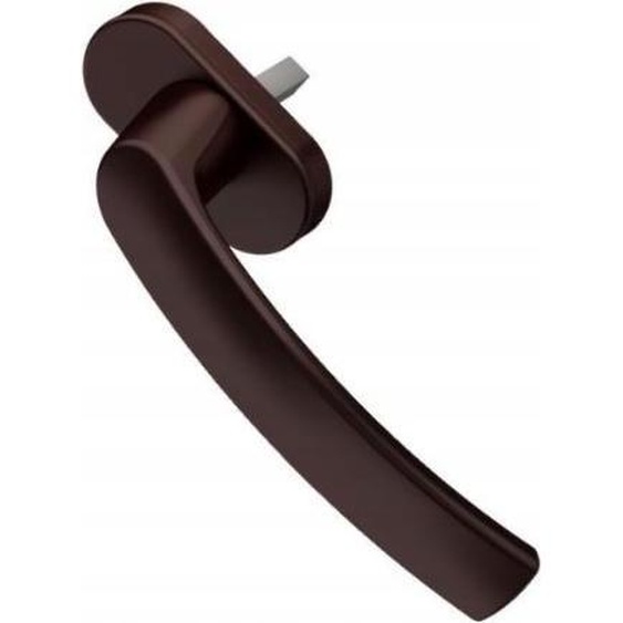 Poignée De Fenêtre En Pvc Métallique Marron - Ir Ddrc2
