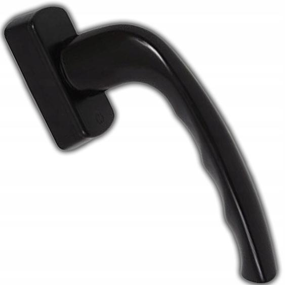 Poignée de fenêtre Hoppe New York Secustik aluminium axe réglable