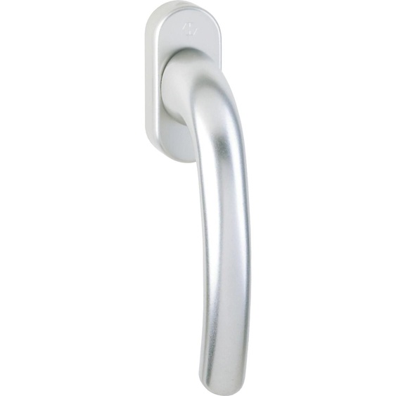 Poignée de fenêtre Hoppe Tokyo aluminium F1 longueur VK 32mm rosace plastique avec came 10mm - 8106619