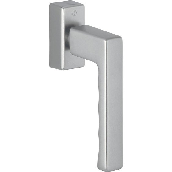 Poignée de fenêtre HOPPE TOULON SecuForte, VK 32-42 mm, aluminium couleur inox mat