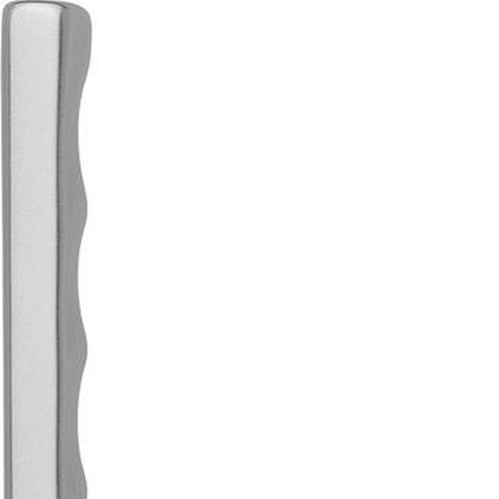 Poignée de porte coulissante à levage HOPPE TOULON extérieur PZ, longueur 253, aluminium effet inox