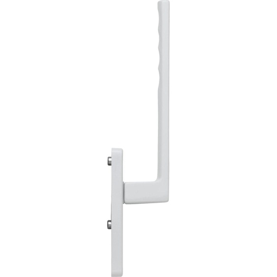 Poignée de porte coulissante à levage HOPPE TOULON intérieur PZ, longueur 253, aluminium blanc