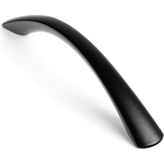 Poignée Rei 589a noir mat aluminium 4 pièces (16,5 x 1,7 x 3 cm)