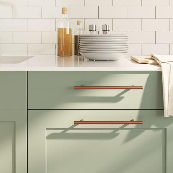 Poignées darmoire 20 pcs bronze 192 mm acier inoxydable