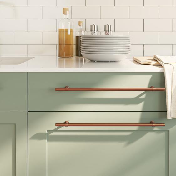 Poignées darmoire 20 pcs bronze 320 mm acier inoxydable