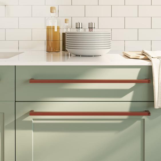 Poignées darmoire 20 pcs bronze 480 mm acier inoxydable