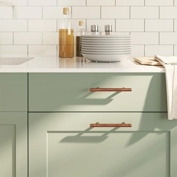 Poignées darmoire 20 pcs bronze 96 mm acier inoxydable