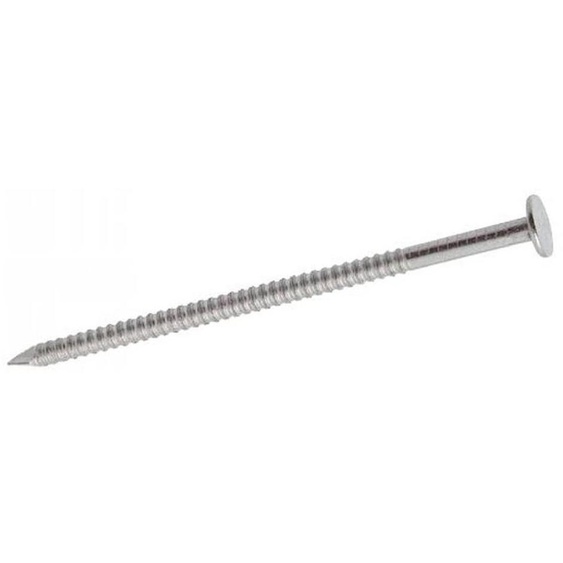 Pointe Annelée Tête Plate CDT1K 2.3 x 30 mm - Inox A2 - D-Work