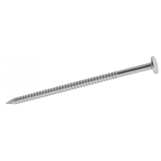 Pointe Annelée Tête Plate CDT1K 2.7 x 80 mm - Inox A2 - D-Work