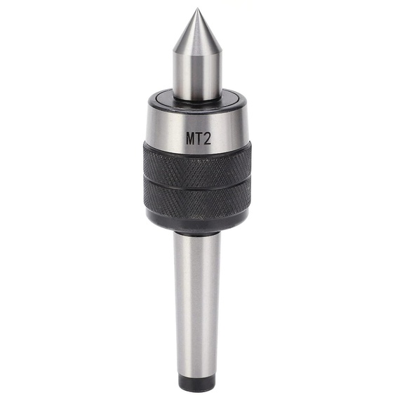 Pointe vive pour tour à bois, modèle MT2, acier, 5000 tr/min