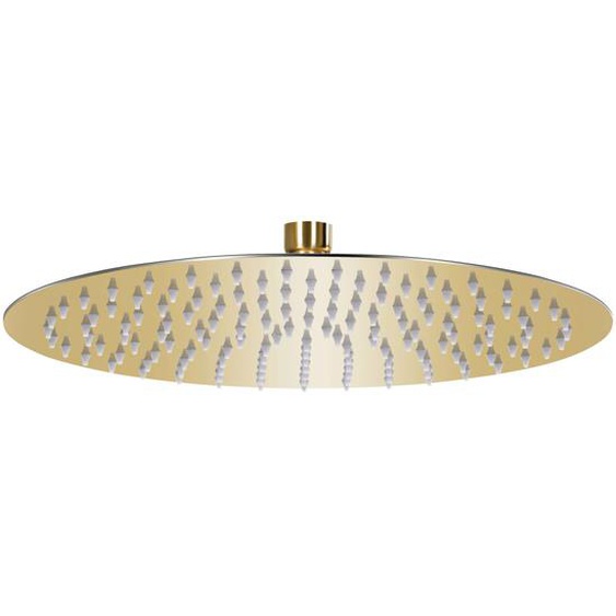 Pomme de douche pluie Acier inoxydable 30 cm Ronde Doré