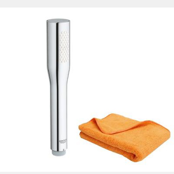 Pommeau de douche Quickfix Vitalio Get Stick + microfibre