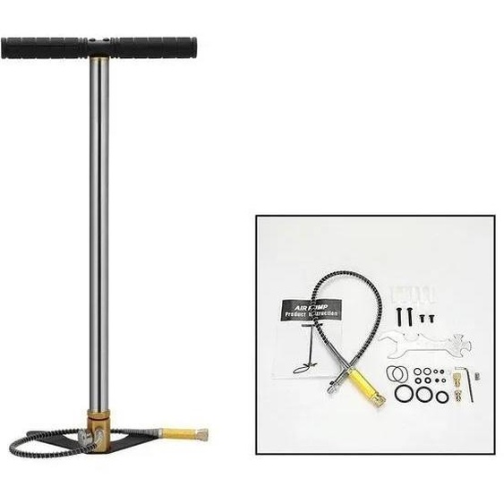 Pompe à air, haute pression 300 bars, conception manuelle à plusieurs étages, acier inoxydable