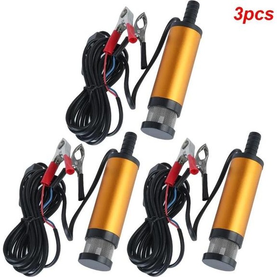 Pompe à carburant, design portable, acier inoxydable durable, 3 pièces
