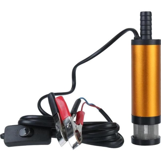 Pompe à carburant, design portable, acier inoxydable durable, or