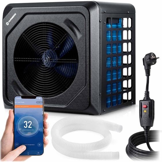 Pompe à chaleur pour chauffe-eau de jacuzzi et de piscine, 3 kW, modèle Humberg HM-911