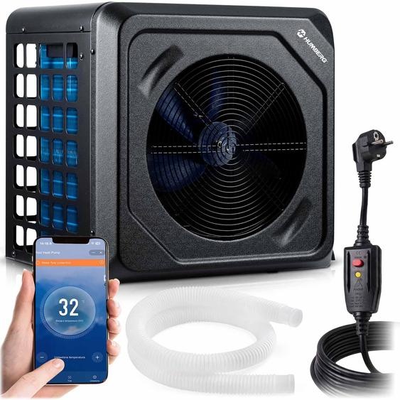 Pompe à chaleur pour chauffe-eau de jacuzzi et de piscine, 5 kW, modèle HM-910 de Humberg