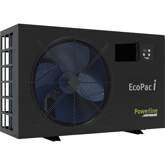 Pompe à chaleur pour piscine 8kw - inverter -Ecopac by Hayward - Noir