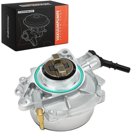 Pompe à dépression, type pompe à palettes, fonctionnement mécanique, 2 raccords, essence, compatible avec PEUGEOT