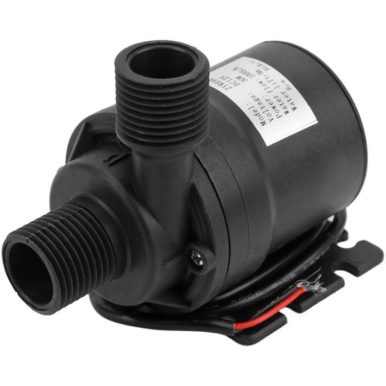 Pompe à eau sans balais 12 V CC, silencieuse, 30 W, hauteur de refoulement de 8 m, pour les systèmes de circulation deau des fontaines domestiques