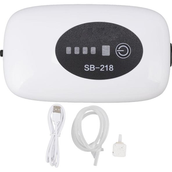 Pompe à oxygène daquarium USB silencieuse -rechargeable petite vessie de réservoir de poisson portable pour lintérieur à lextérieur