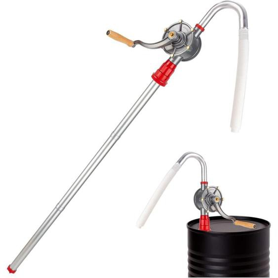 Pompe à Tambour, Pompe à Manivelle, 29 L/Min,Tambour de Manivelle Manuel Rotatif en Alliage daluminium, Pompe à Main pour Réservoir, Pompe à