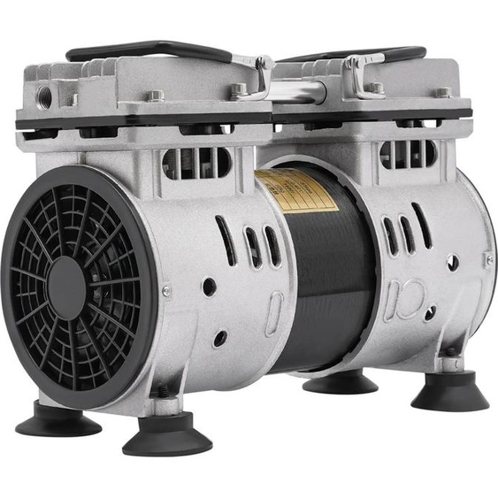 Pompe à vide industrielle sans huile - XHX550A2 - Monocellulaire - 550 W - 220 V - Prise EU - Argenté