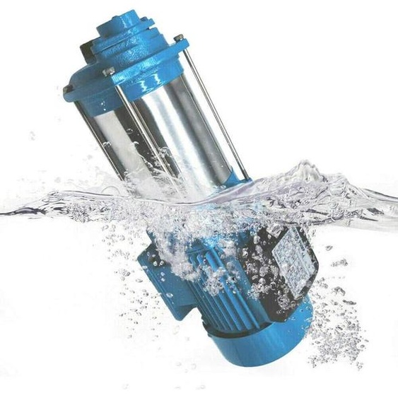 Pompe centrifuge en acier inoxydable Pompe de jardin Pompe centrifuge Pompe à eau domestique + pressostat Jardin 1300W Pour jardin Terrasse