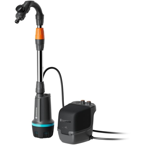 Pompe de citerne à batterie Gardena 2600 Comfort 18V P4A Kit prêt à lemploi Système de récupération deau de pluie