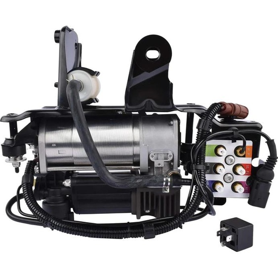 Pompe de compresseur de suspension pneumatique, construction durable en plastique et en métal, compatible avec lAudi A6 S6