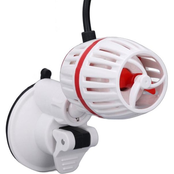 Pompe de fabricant darbre daquarium, Tête de puissance calme pour réservoir de pêche deau salée et de Seau, 4 engrenages Fréquence variable Pompe deau de tête de puissance daquarium pour réservoir de pêche jusquà 40 (BLACK) (WHITE)