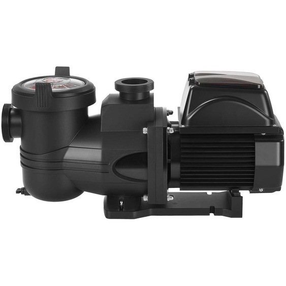 Pompe de piscine à vitesse variable, 1 350 W, 220-240 V CA, 30 000 l/h, pompe de piscine à installation immergée ou hors sol avec panier filtrant, auto-amorçage puissant, minuterie programmable, pour piscines enterrées et hors sol