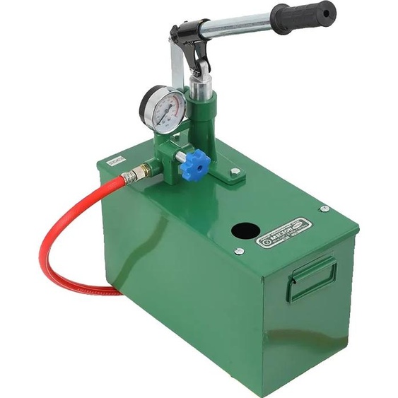 Pompe dessai de pression manuelle, compacte et portable, aluminium et plastique durables, poignée antidérapante