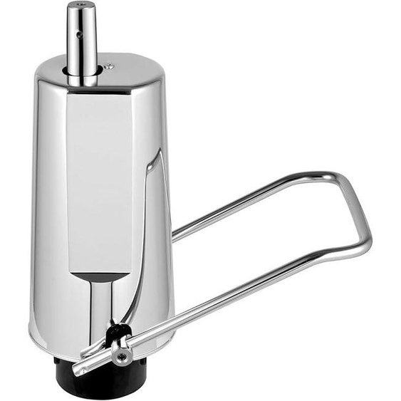 Pompe hydraulique pour fauteuil de coiffure, pompe de levage de remplacement pour fauteuil de barbier, réglage de la hauteur de 11 cm, pompe à 4 trous, capacité de charge de 200 kg, couleur argent