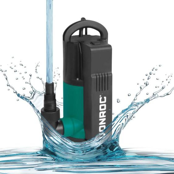 Vonroc - Pompe submersible 750W -1400l/h – Eaux propres et usées – Flotteur intégré - Pompe à eau
